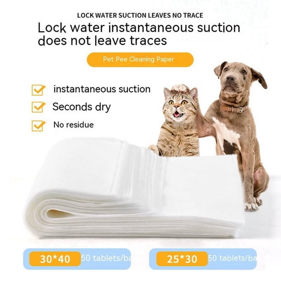 Pet Disposable Pee Paper Dog Pee Pad Suction Diaper Diaper Deodorization Pet Cat Training Toilet Supplies 30X40cm