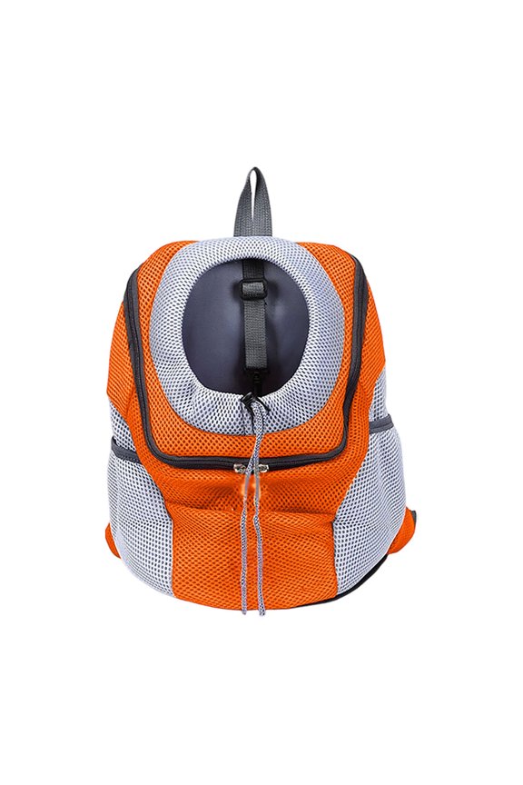 Pet Dog Backpack-Style Travel Bag - Small Dog Backpack With Breathable Design On The Front Back - Outdoor Travel Backpack With Storage Pockets, Adjustable Shoulder Straps And Safety Belt