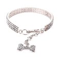 thumbnail image 1 of Pet Dog Bling Rhinestone Collars Fancy Necklace For Cats Small Dogs Female Puppy Collars, 1 of 1