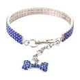 thumbnail image 1 of Pet Dog Bling Rhinestone Necklace, Shaped Decorative Pet Collar Necklace, For Cats Small Dogs Female Puppy, Stylish And Beautiful Pet Jewelry For Weekend Party And Festivals, 1 of 7