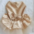 thumbnail image 1 of Pet Dog Bowknot Christmas Dress Costume Puppy Tutu Cute Skirt Clothes Outfits, 1 of 1