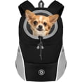 thumbnail image 1 of Pet Dog Carrier, Travel Back Pack with Safety Reflective Strips for Travel Hiking Cycling Outdoor Dogs Cats, 1 of 8