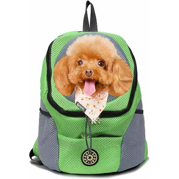 Pet Dog Carrier, Travel Back Pack with Safety Reflective Strips for Travel Hiking Cycling Outdoor Dogs Cats