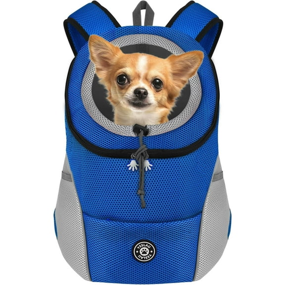 Pet Dog Carrier, Travel Back Pack with Safety Reflective Strips for Travel Hiking Cycling Outdoor Dogs Cats