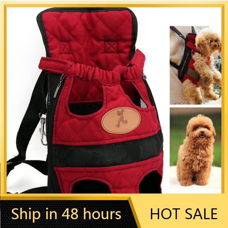 Pet Dog Carrying Backpack Travel Shoulder Large Bags Pet Front Carrier