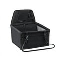 thumbnail image 1 of Pet Dog Cat Car Seat Booster for Small & Medium Pets, Portable Breathable Foldable Pet Carrier Seat Safety Anti-Collapse for Travel with Seat Belt, Black, 1 of 7