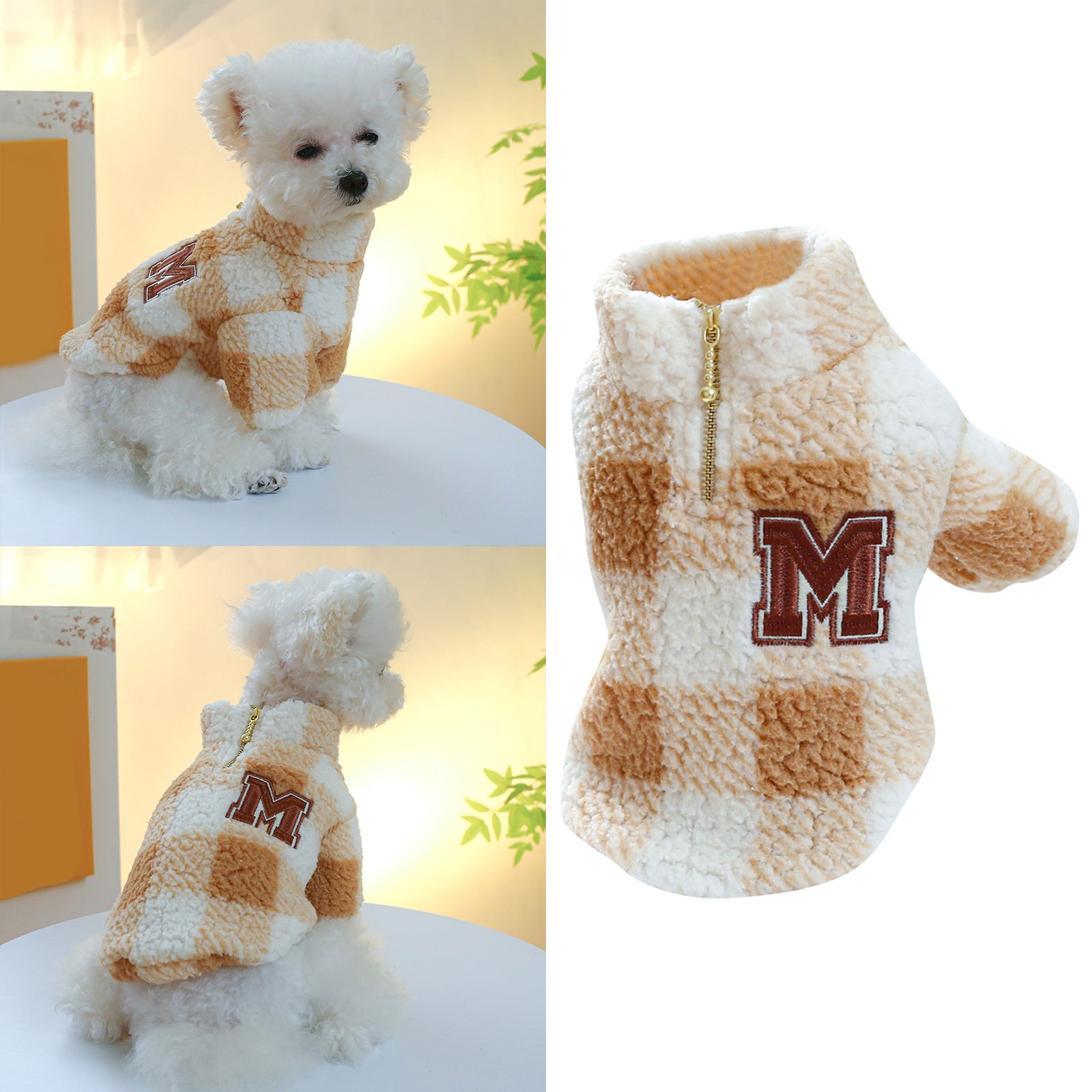 Pet Dog Cat Clothing Manufacturers Autumn And Winter Lamb Wool Warm M