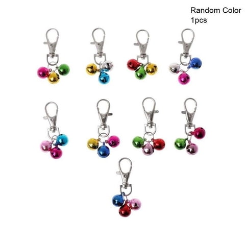 Pet Dog Cat Collar Jingle Bell With Clasp Clip On Charm Hot Diy Color Decor