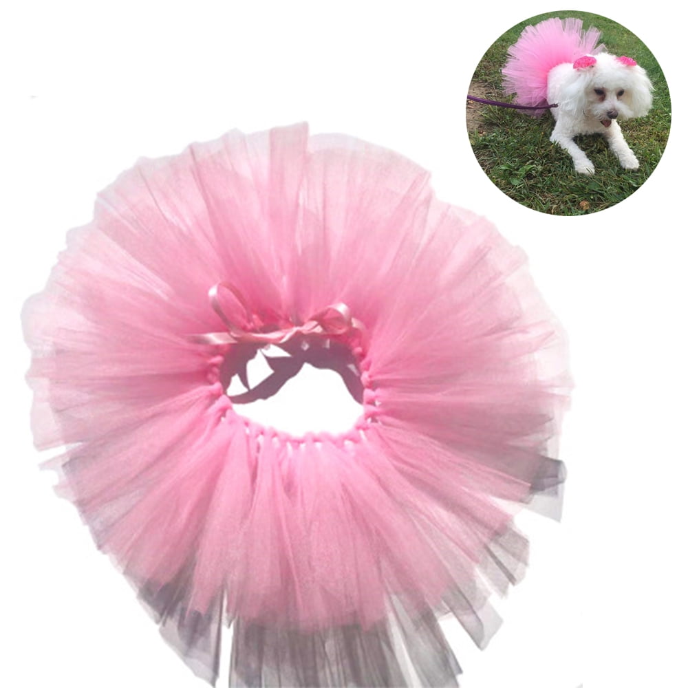 Pet Dog Cat Costume Tutu Outfit Animal Party Tulle Skirt Clothing ...