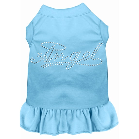 Pet Dog Cat Dress Rhinestone, "Angel"