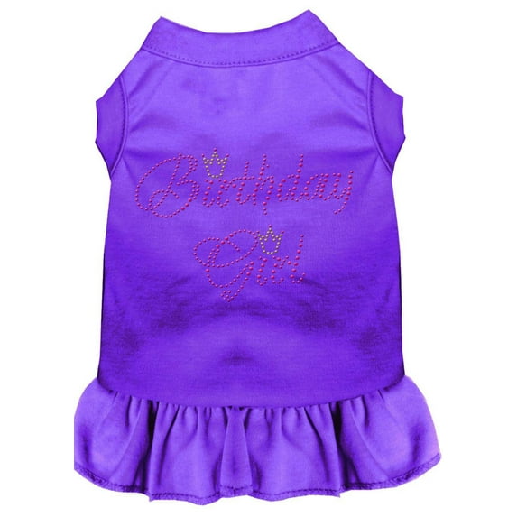 Pet Dog Cat Dress Rhinestone, "Birthday Girl"