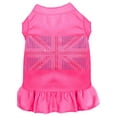 thumbnail image 1 of Pet Dog  Cat Dress Rhinestone, "British Flag", 1 of 10