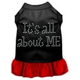 thumbnail image 1 of Pet Dog  Cat Dress Rhinestone, "It's All About Me", 1 of 9