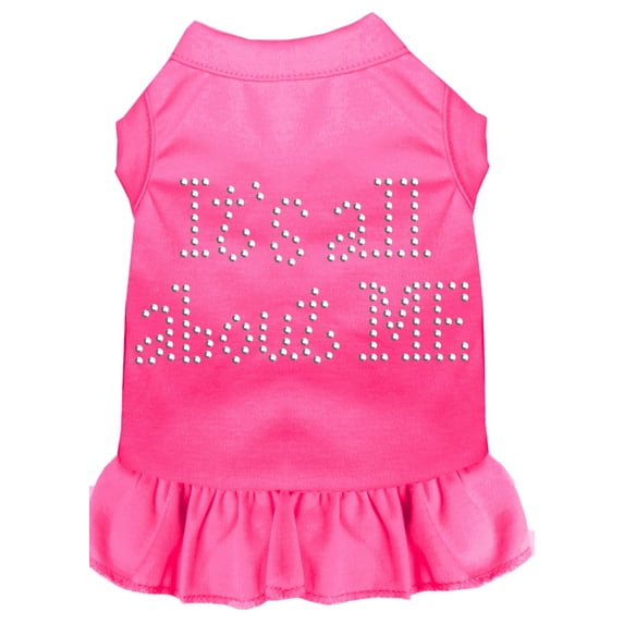 Pet Dog Cat Dress Rhinestone, "It's All About Me"