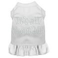 thumbnail image 1 of Pet Dog  Cat Dress Rhinestone, "It's All About Me", 1 of 9