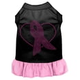 thumbnail image 1 of Pet Dog  Cat Dress Rhinestone, "Pink Ribbon", 1 of 10