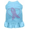thumbnail image 1 of Pet Dog  Cat Dress Rhinestone, "Pink Ribbon", 1 of 10