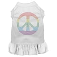 thumbnail image 1 of Pet Dog  Cat Dress Rhinestone, "Rainbow Peace", 1 of 11