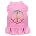 thumbnail image 1 of Pet Dog  Cat Dress Rhinestone, "Rasta Peace", 1 of 10