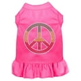 thumbnail image 1 of Pet Dog  Cat Dress Rhinestone, "Rasta Peace", 1 of 10