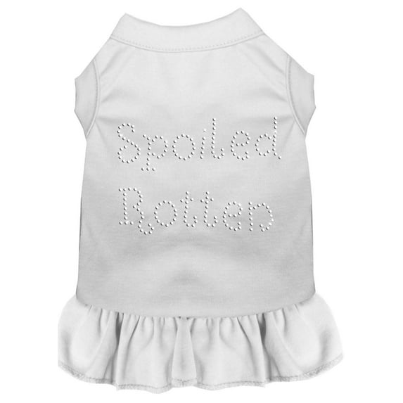 Pet Dog Cat Dress Rhinestone, "Spoiled Rotten"