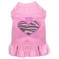 thumbnail image 1 of Pet Dog  Cat Dress Rhinestone, "Zebra Heart", 1 of 11