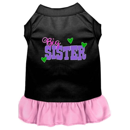 Pet Dog Cat Dress Screen Printed, "Big Sister"
