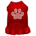 thumbnail image 1 of Pet Dog  Cat Dress Screen Printed, "Chevron Paw", 1 of 10