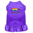 thumbnail image 1 of Pet Dog  Cat Dress Screen Printed, "I Heart My Daddies", 1 of 10