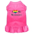 thumbnail image 1 of Pet Dog  Cat Dress Screen Printed, "I Heart My Mommies", 1 of 10