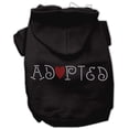 thumbnail image 1 of Pet, Dog  Cat Hoodie Rhinestone, "Adopted", 1 of 7