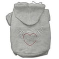 thumbnail image 1 of Pet, Dog  Cat Hoodie Rhinestone, "Angel Heart", 1 of 6