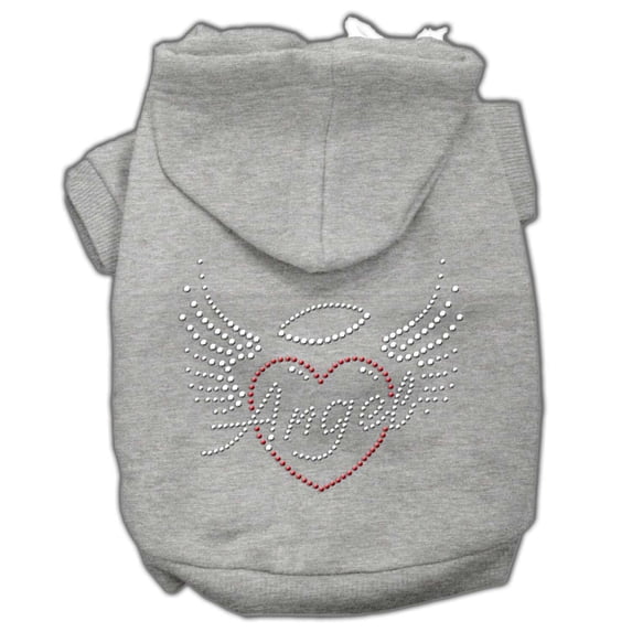 Pet, Dog Cat Hoodie Rhinestone, "Angel Heart"