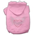 thumbnail image 1 of Pet, Dog  Cat Hoodie Rhinestone, "Angel Heart", 1 of 6