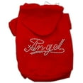 thumbnail image 1 of Pet, Dog  Cat Hoodie Rhinestone, "Angel", 1 of 7