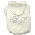 thumbnail image 1 of Pet, Dog  Cat Hoodie Rhinestone, "Angel", 1 of 7