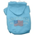 thumbnail image 1 of Pet, Dog  Cat Hoodie Rhinestone, "Classic American", 1 of 5