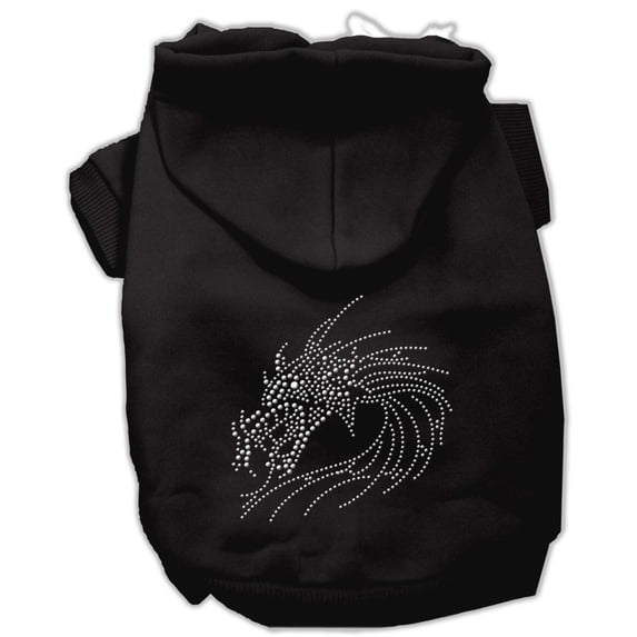 Pet, Dog Cat Hoodie Rhinestone, "Dragon"