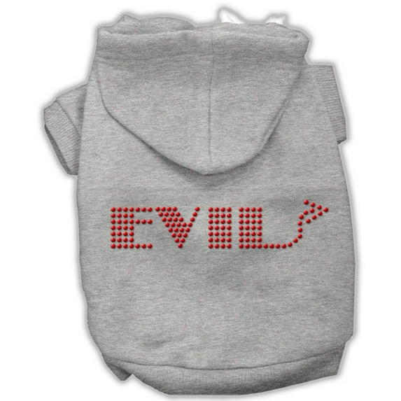 Pet, Dog Cat Hoodie Rhinestone, "Evil"