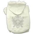 thumbnail image 1 of Pet Dog  Cat Hoodie Rhinestone, "Fleur De Lis Shield", 1 of 6