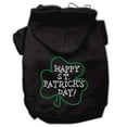 thumbnail image 1 of Pet Dog  Cat Hoodie Rhinestone, "Happy St. Patrick's Day", 1 of 8