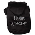 thumbnail image 1 of Pet, Dog  Cat Hoodie Rhinestone, "Home Wrecker", 1 of 6