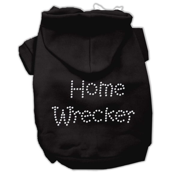 Pet, Dog Cat Hoodie Rhinestone, "Home Wrecker"
