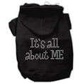 thumbnail image 1 of Pet Dog  Cat Hoodie Rhinestone, "It's All About Me", 1 of 6
