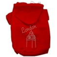 thumbnail image 1 of Pet, Dog  Cat Hoodie Rhinestone, "London", 1 of 6