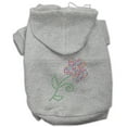 thumbnail image 1 of Pet, Dog  Cat Hoodie Rhinestone, "Multi Colored Flower", 1 of 7