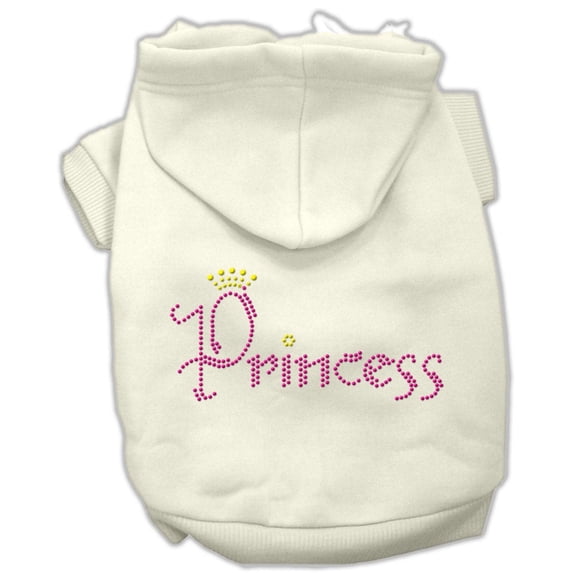 Pet, Dog Cat Hoodie Rhinestone, "Princess"