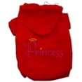 thumbnail image 1 of Pet, Dog  Cat Hoodie Rhinestone, "Princess", 1 of 7