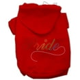 thumbnail image 1 of Pet, Dog  Cat Hoodie Rhinestone, "Rainbow Pride", 1 of 7
