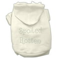 thumbnail image 1 of Pet, Dog  Cat Hoodie Rhinestone, "Spoiled Rotten", 1 of 6